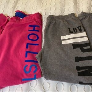 Two pairs of sweats